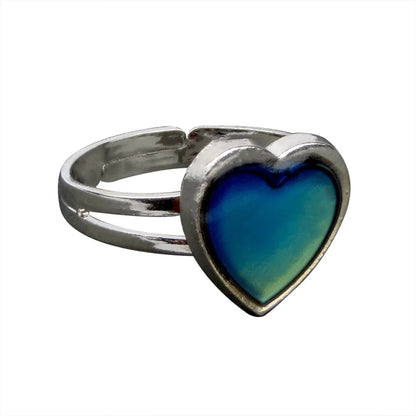 Fashion Heart Color Changing Ring