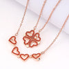 Fashion Heart Shape Alloy Copper Plating Inlay Crystal Pendant Necklace 1 Piece
