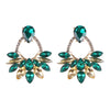 Fashion Heart Shape Alloy Inlay Rhinestones Earrings 1 Pair