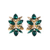 Fashion Heart Shape Alloy Inlay Rhinestones Earrings 1 Pair