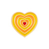 Fashion Heart Shape Alloy Plating Unisex Brooches