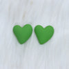 Fashion Heart Shape Arylic Spray Paint Women'S Earrings 1 Pair