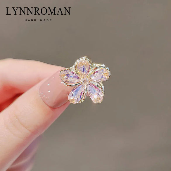 Fashion Heart Shape Bow Knot Alloy Plating Artificial Pearls Rhinestones Hair Claws 1 Piece