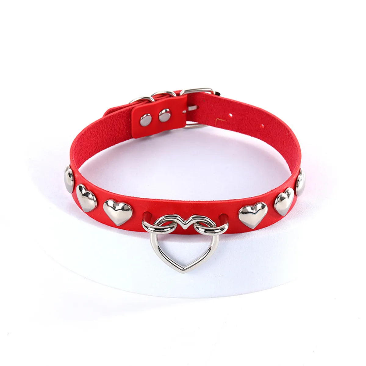 Fashion Heart Shape Metal Choker