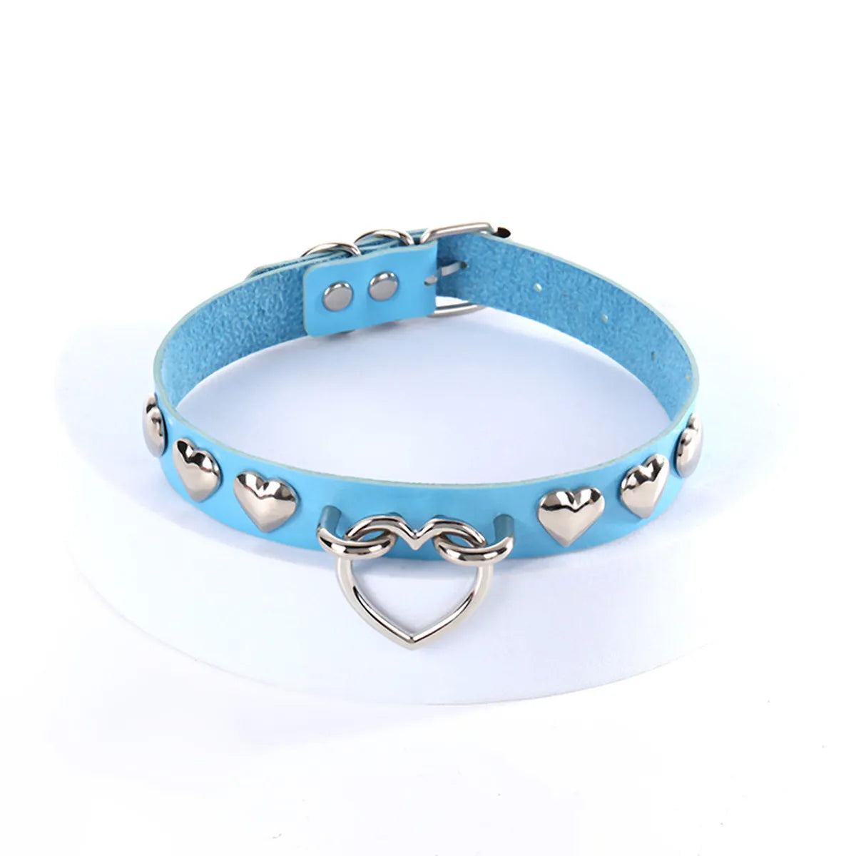 Fashion Heart Shape Metal Choker