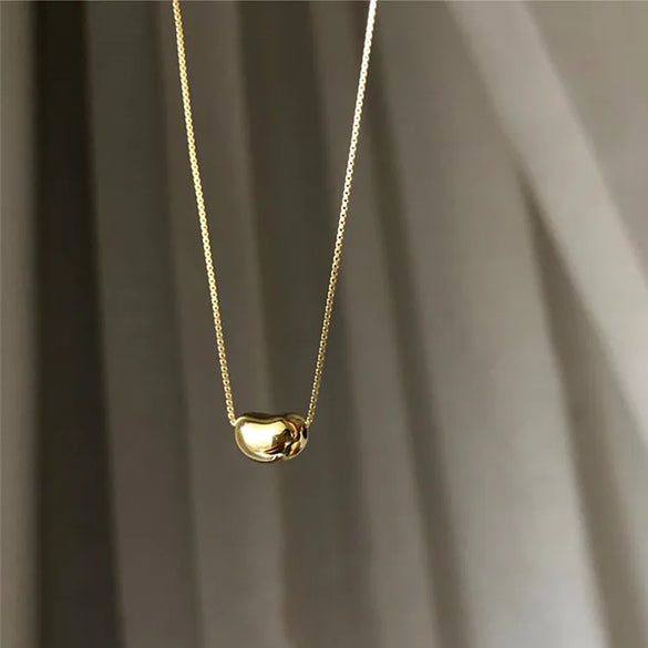 Wholesale Jewelry Fashion Heart Shape Titanium Steel Titanium Steel 18K Gold Plated Gold Plated Silver Plated Pendant Necklace