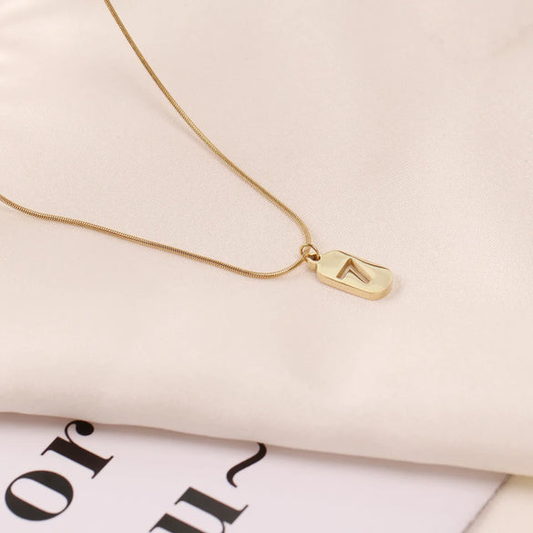 Wholesale Jewelry Fashion Heart Shape Titanium Steel Titanium Steel 18K Gold Plated Gold Plated Silver Plated Pendant Necklace