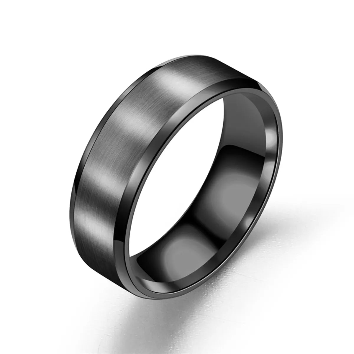 Fashion Heart Shape Titanium Steel Rings Plating Stainless Steel Rings