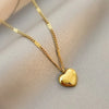 Fashion High End Female Copper And Stainless Steel Geometric Micro Inlaid Zircon Clavicle Necklace