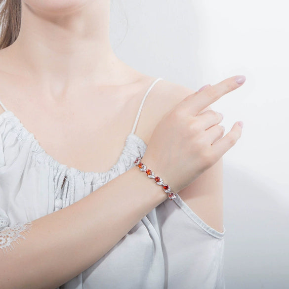 Fashion Highend Atmosphere Color With Diamond White Crystal Aaa Zircon Bracelet Women's Hand Jewelry Wholesale