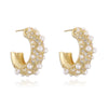 Fashion Highend Copper Plated Geometric Earrings For Women