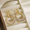 Fashion Highend Copper Plated Geometric Earrings For Women