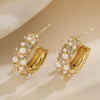 Fashion Highend Copper Plated Geometric Earrings For Women