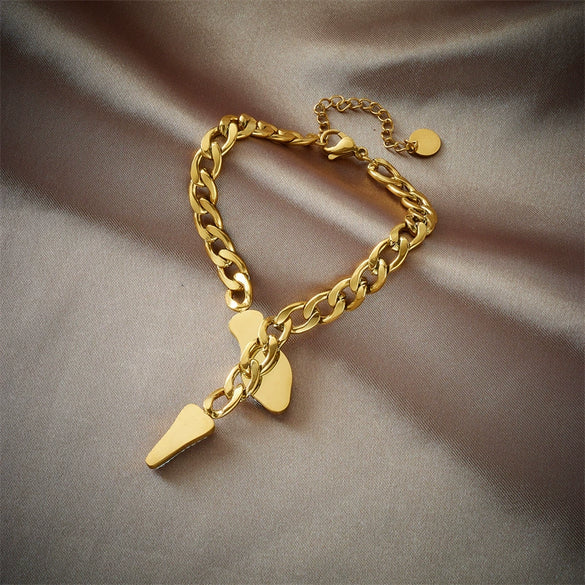 Fashion Highend Snake Head Tail Jewelry Bracelet Stainless Steel Animal Zodiac Electroplated For Women