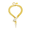 Fashion Highend Snake Head Tail Jewelry Bracelet Stainless Steel Animal Zodiac Electroplated For Women