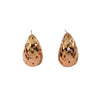 Fashion Hollow Dropshaped Stainless Steel Earrings Plated With Gold Minimalist Style