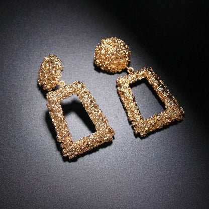 Fashion Hollow Geometric Pendant Earrings Wholesale Nihaojewelry