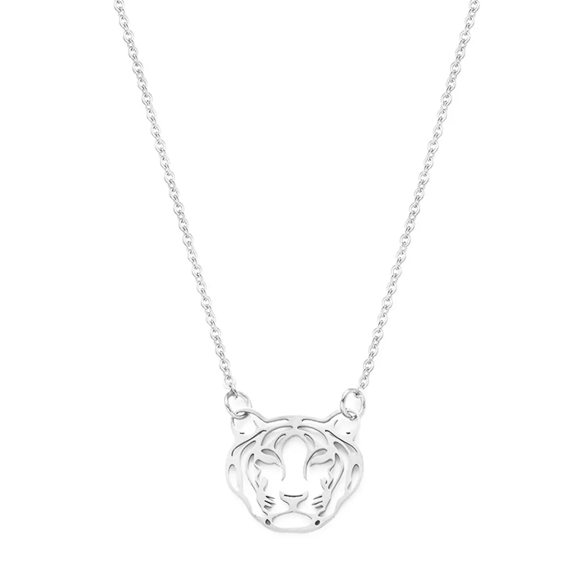 Wholesale Jewelry Fashion Animal 304 Stainless Steel 18K Gold Plated Plating Pendant Necklace