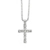 Fashion Hot Gold Plated Diamond Cross Necklace Personality Cross Jewelry Wholesale Factory Price Direct Sales