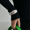 Fashion Ins Metallic Water Drops Bracelet Women's Exaggerated Design Electroplated Open Bracelet