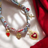 Fashion Ins Style Stainless Steel And Shell Fruitshaped Electroplated Necklace Pendant Jewelry For Women