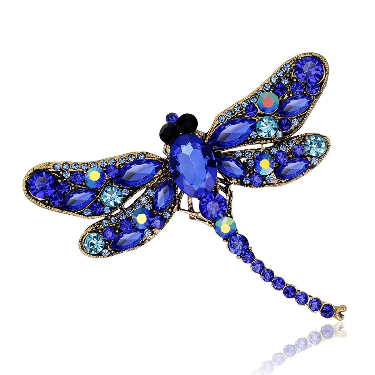 Fashion Insect Alloy Rhinestones Women'S Brooches