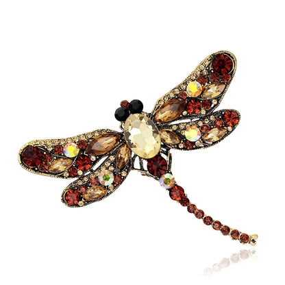 Fashion Insect Alloy Rhinestones Women'S Brooches