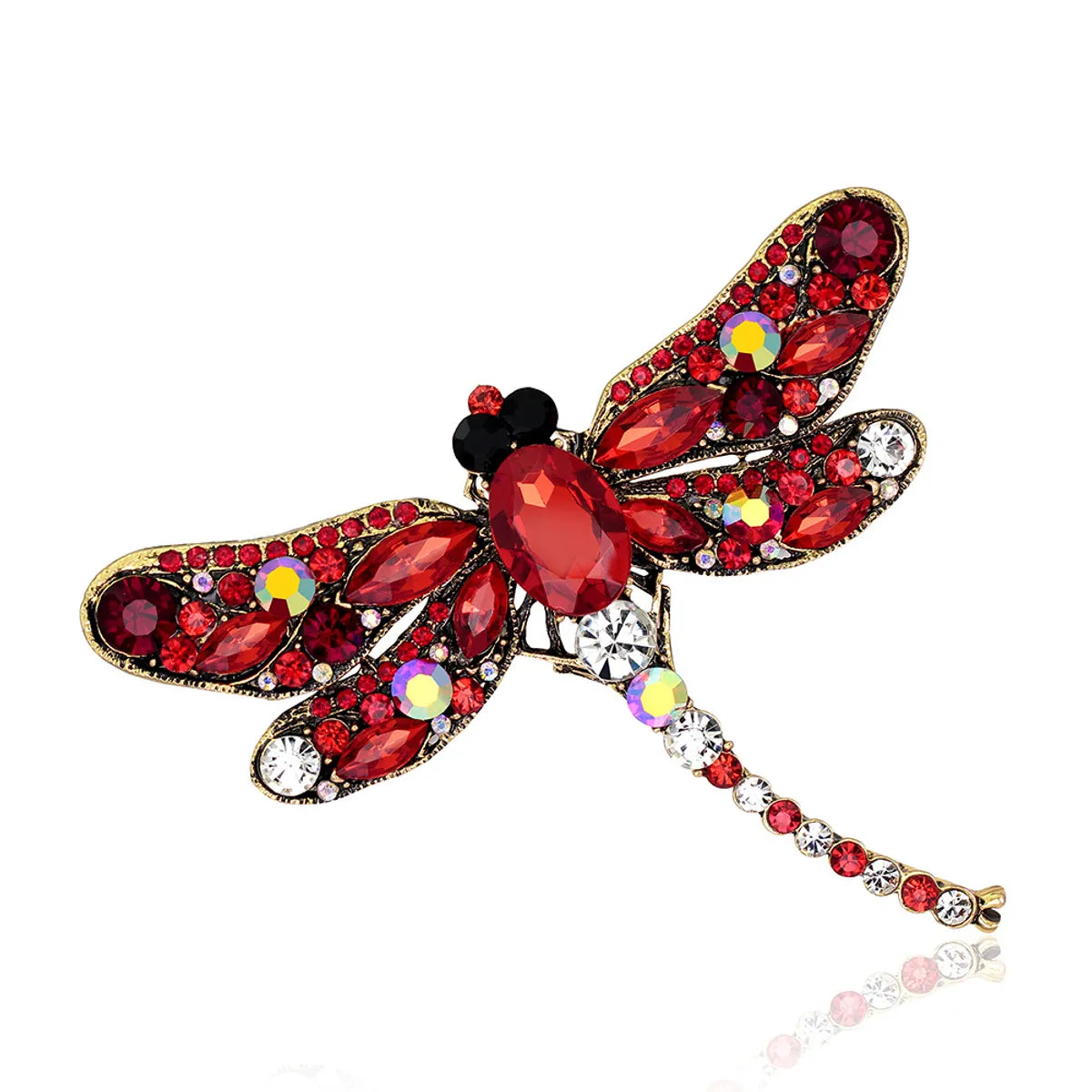 Fashion Insect Alloy Rhinestones Women'S Brooches