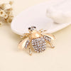 Fashion Insect Butterfly Alloy Metal Spray Paint Enamel Artificial Pearls Rhinestones Unisex Brooches Collar Pin