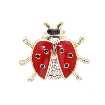 Fashion Insect Butterfly Alloy Metal Spray Paint Enamel Artificial Pearls Rhinestones Unisex Brooches Collar Pin