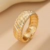 Fashion Irregular Liquid Metal Pleated Bracelet Electroplating Highend