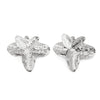 Fashion Irregular Metallic Petal Alloy Flower Collarbone Necklace With Electroplating Treatment