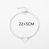 Fashion Jewelry All Match Hollow Love Pendant Anklet Bracelet Simple Single Layer Anklet For Women Made Of Alloy With Heart Shape