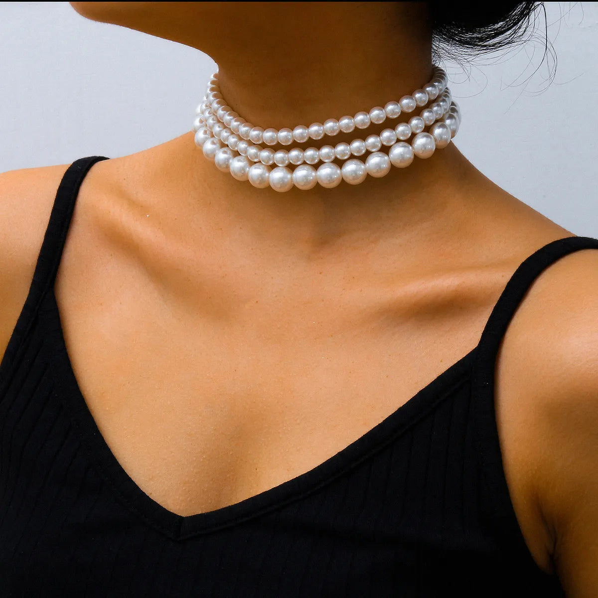 Fashion Jewelry Boho Style Multi-layer Necklace Neck Chain Popular Pearl Necklace Wholesale Gooddiy