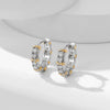 Fashion Jewelry Copper Electroplated With Geometric Pattern Ear Buckle