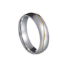 Fashion Jewelry Couples Ring Titanium Steel Geometric Style Seiko