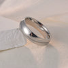 Fashion Jewelry Couples Ring Titanium Steel Geometric Style Seiko