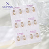 Fashion Jewelry Gold Plated Earrings For Women Geometric Shape Flower Design Electroplated Highend