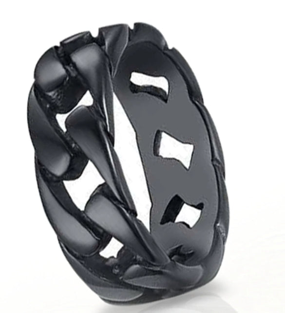 Fashion Jewelry Metal Geometric Twist Hollow Stripe Ring With Electroplating