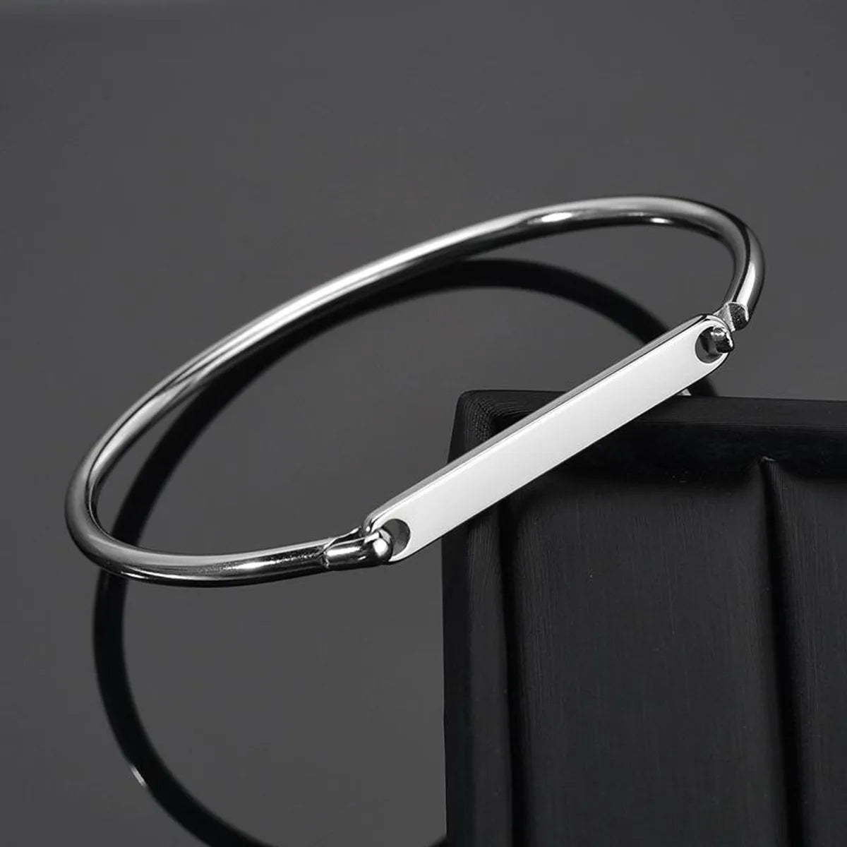 Fashion Jewelry Metal Plating English Letter C-Shaped Bracelet Opening Lettering Bracelet