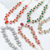 Fashion Jewelry Rhinestone Inlay Women's Earrings And Necklaces Set