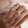 Fashion Jewelry Rings Stainless Steel Geometric Specialshaped Opening Electroplated