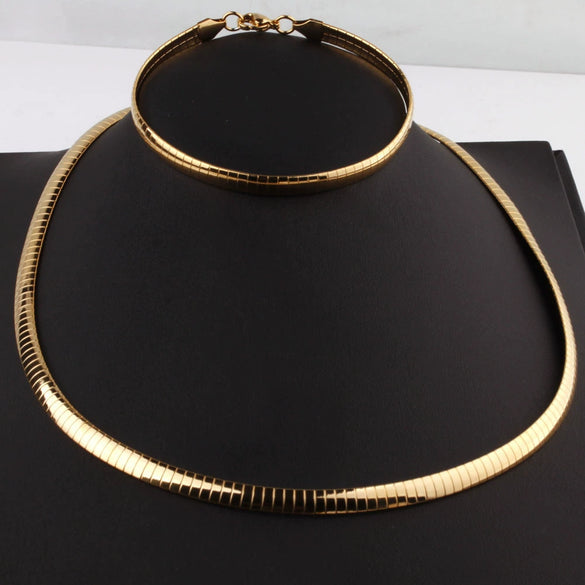 Fashion Jewelry Set Stainless Steel Rhombus Polishing For Ladies