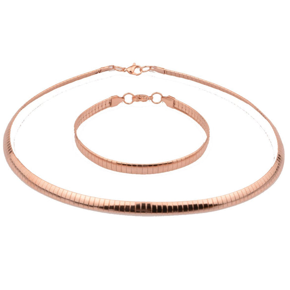 Fashion Jewelry Set Stainless Steel Rhombus Polishing For Ladies