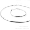 Fashion Jewelry Set Stainless Steel Rhombus Polishing For Ladies