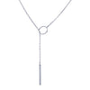 Fashion Jewelry Simple Metal Ring Short Necklace Women's Collarbone Chain Necklace