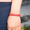Fashion Jewelry Simple Pull Adjustment Men's And Women's Leather Bracelet Woven Student Hand Rope