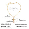 Fashion Jewelry Stainless Steel Bohemian Style Colorful Love Heart Stacked Necklace And Bracelet Electroplating