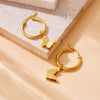 Fashion Jewelry Stainless Steel Butterfly Insect Pattern Gold Plated Accessories Necklace Ring Earrings Set