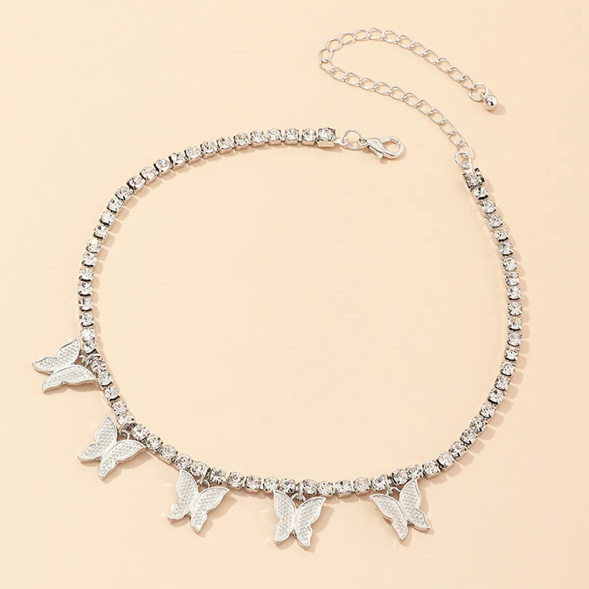 Fashion Jewelry Super Fairy Clavicle Chain Necklace Simple Single-layer Diamond Necklace Wholesale Gooddiy